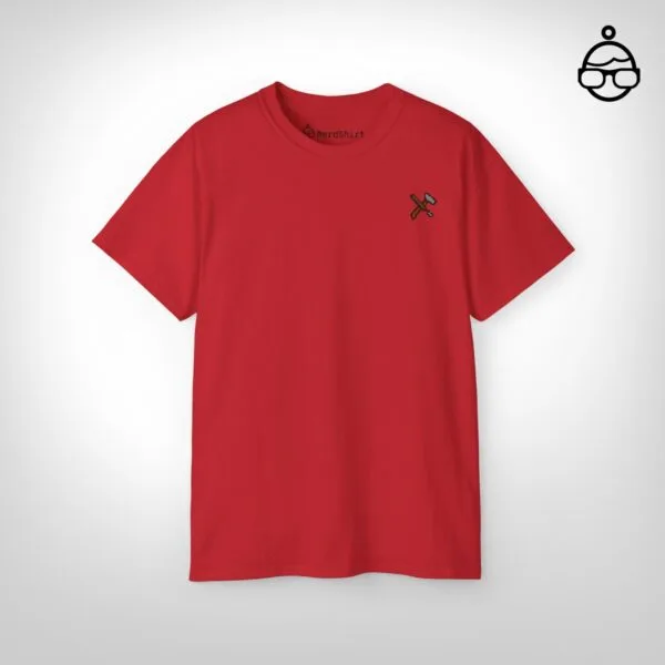 Front(9)-1 Oldskool Runescape shirt met crafting icoontje - Limited edition