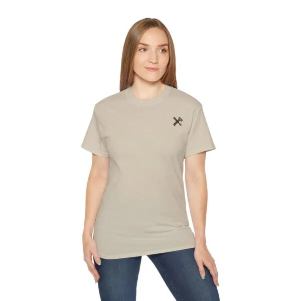 Person 1 Front Oldskool Runescape shirt met crafting icoontje - Limited edition
