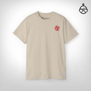 d20-5 Simpel D20 dice Shirt | Nerdshirt