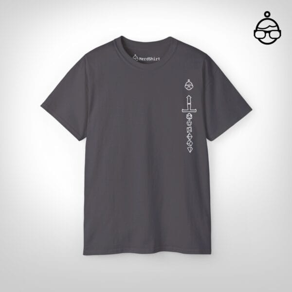 Dungeons and Dragons Dice Sword Shirt | Nerdshirt