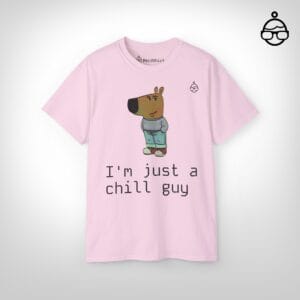 10082234118669944432_2048_custom.jpeg Chill Guy Shirt - Unisex katoen Shirt met Meme Design