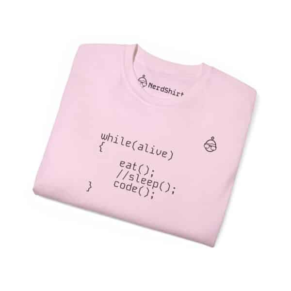 15354402504652822519_2048.jpeg While alive eat sleep code - NerdShirt